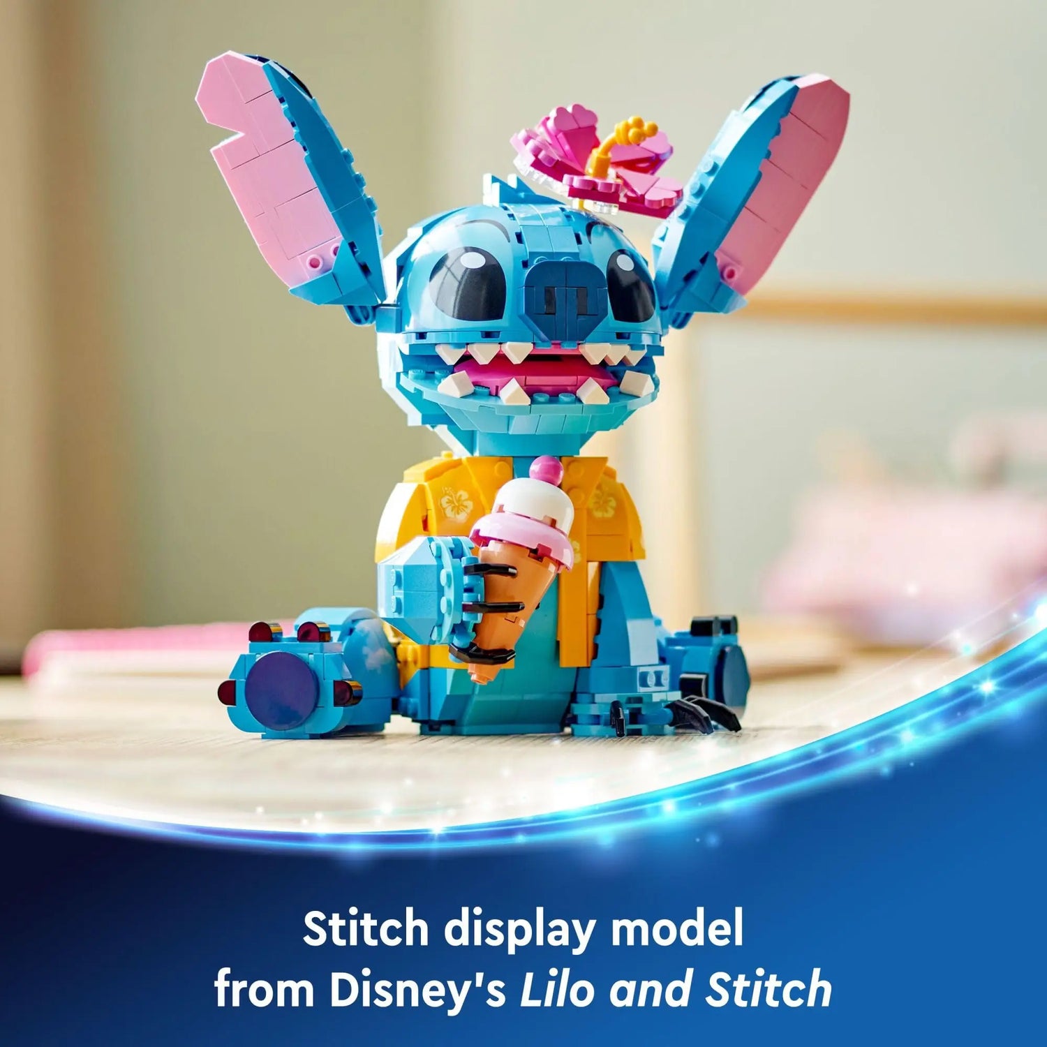 LEGO Disney Stitch Toy Building Kit, Disney Toy Buildable Figure with Ice Cream Cone, Fun Disney Gift for 9 Year Old Kids 43249 - LUDICTOYS