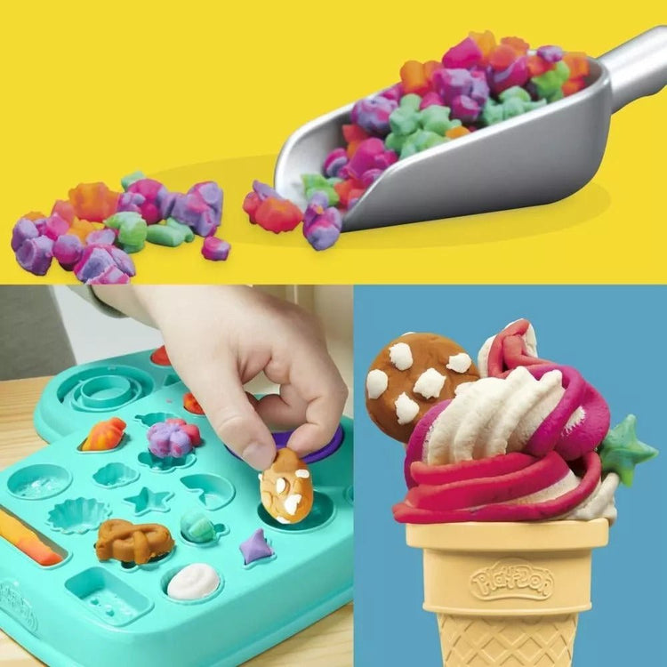 Pate a modeler ICEcream™ 🍦 | Jouet de pâte à modeler colorée pour enfants - LUDICTOYS