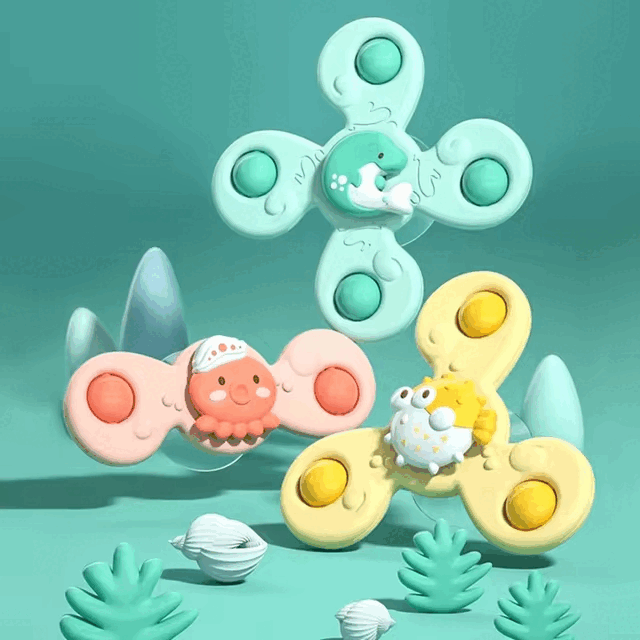 Spinner Tourni-Ludique™ | Spinner pour enfant/ 3 Pièces - LUDICTOYS