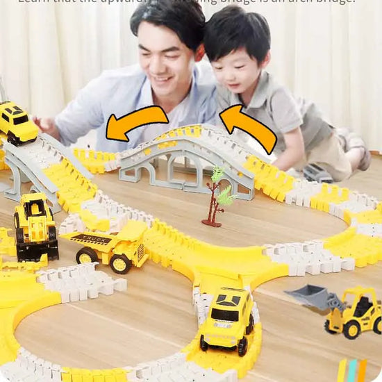 Circuit de véhicules de construction - LUDICTOYS
