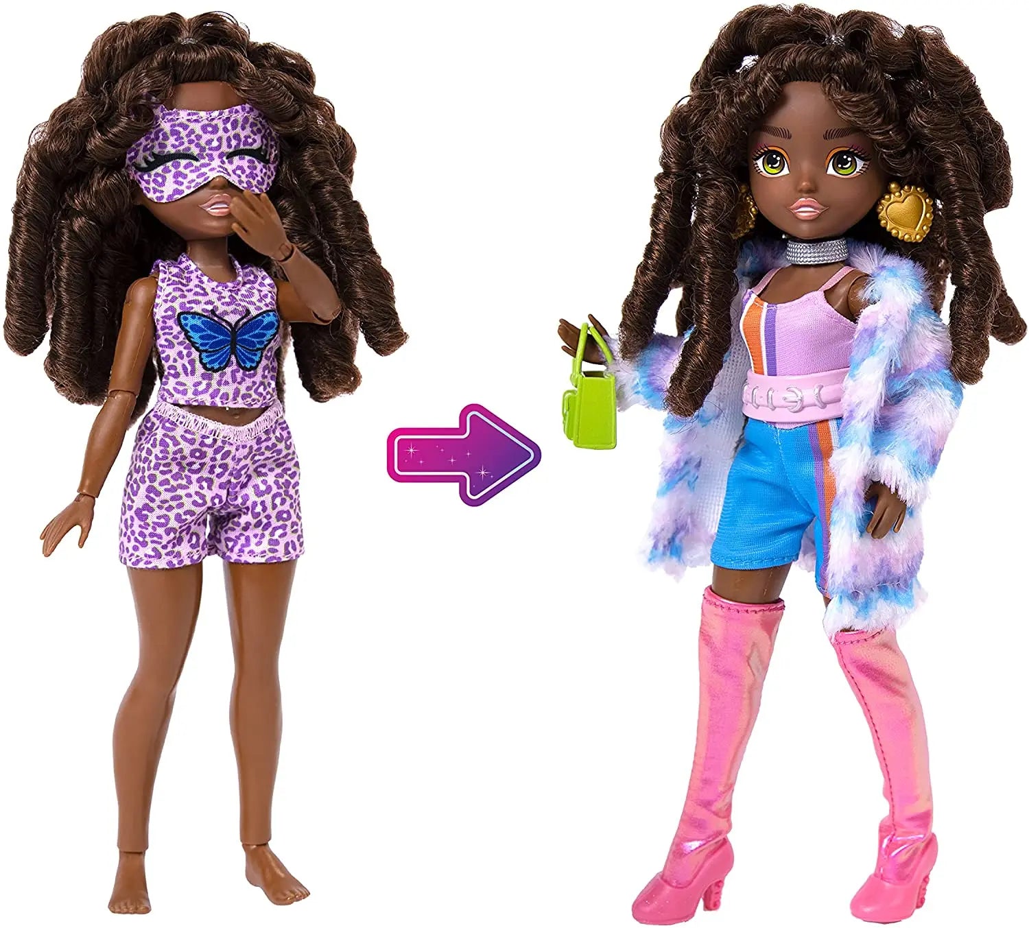 Original GLO UP Girls Fashion Doll Kawaii 10-Inch Action Figure Surprises Dolls Color-Changing Nail Play Girl Birthday Gift Doll - LUDICTOYS