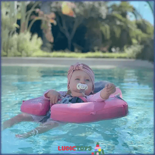 Bouée bébé sécurisée pour piscine – Design ergonomique avec poignées antidérapantes. Idéale pour l’éveil aquatique des tout-petits en toute sécurité.