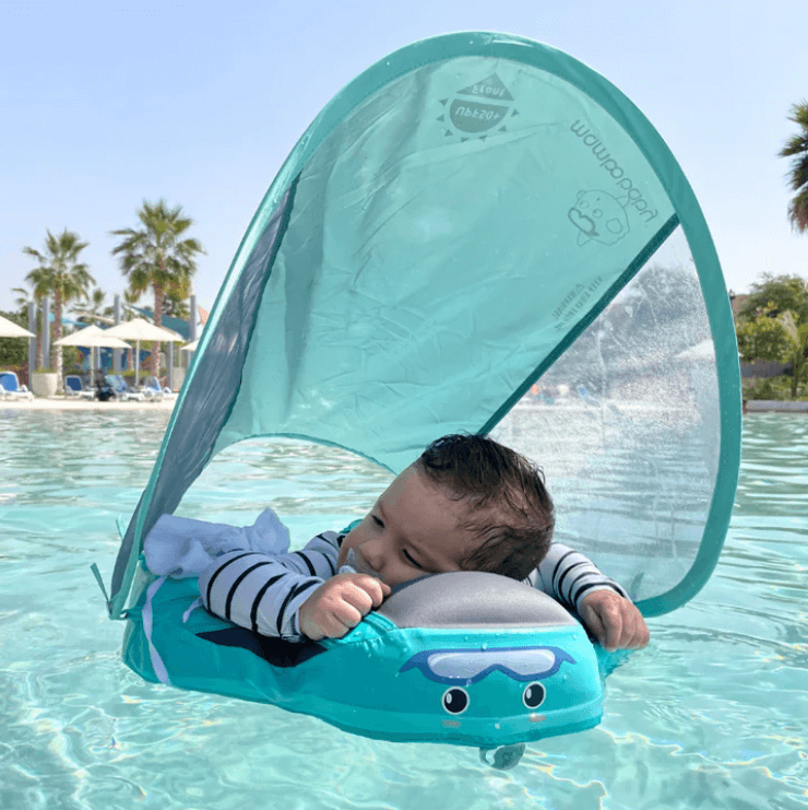 Bouée bébé sécurisée pour piscine – Design ergonomique avec poignées antidérapantes. Idéale pour l’éveil aquatique des tout-petits en toute sécurité.