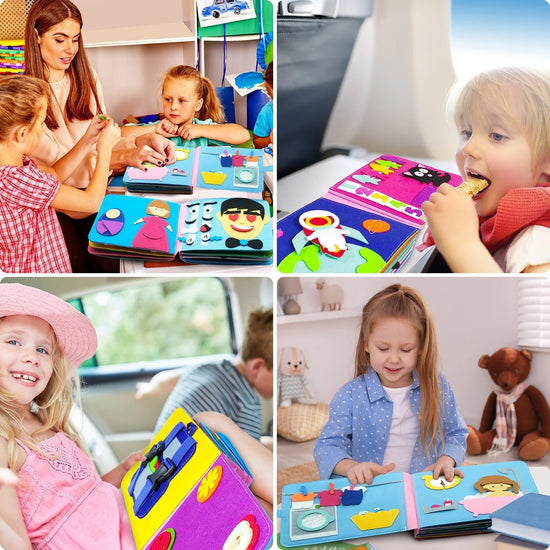 Livre Montessori | EducBook™ 📚 : Activités Éducatives pour un Apprentissage Ludique - LUDICTOYS