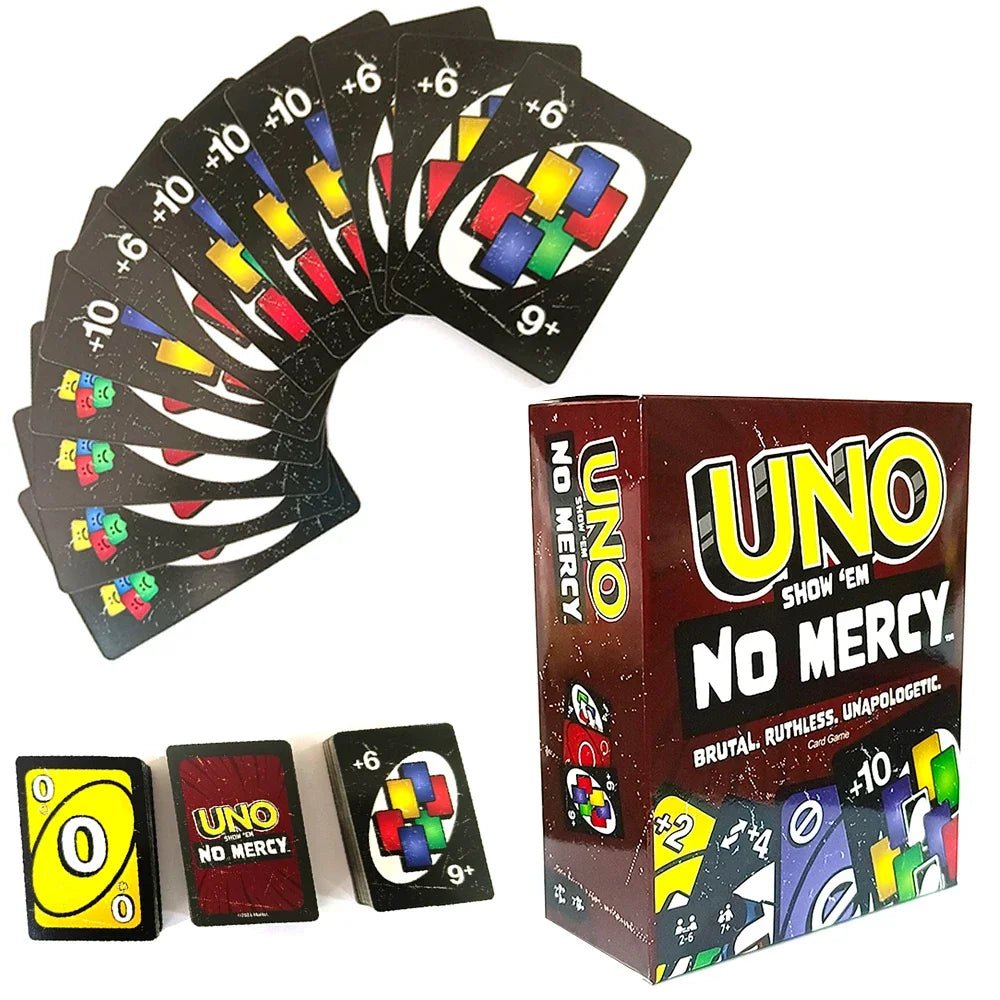 UNO NO MERCY | UNOLUDIC™ NOUVEAU JEU DE CARTES UNO - LUDICTOYS